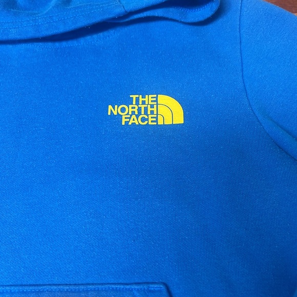 The North Face Boys XS(6) Blue North Face Logo Hoodie “Never Stop Exploring”,GUC - Picture 2 of 7
